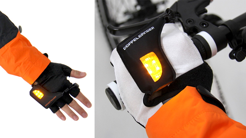 Illustration for article titled Turn Signal Gloves Vastly Increase Your Chances Of Surviving an Urban Bike Ride